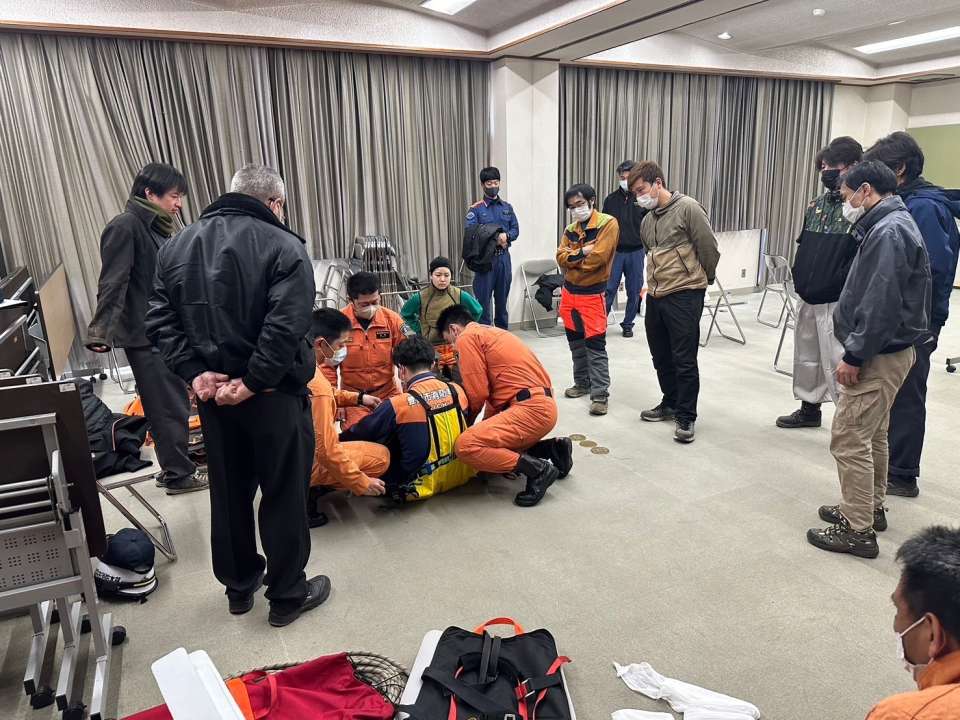 山岳地に特化した救命講習